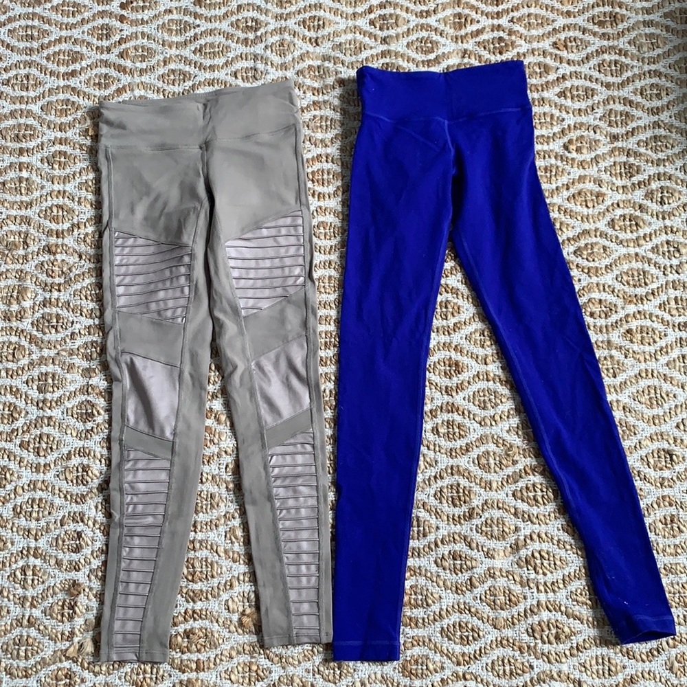 Alo & Lulu Lemon Leggings, set of two